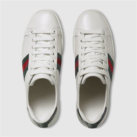 gucci ace grey|gucci ace leather shoes.